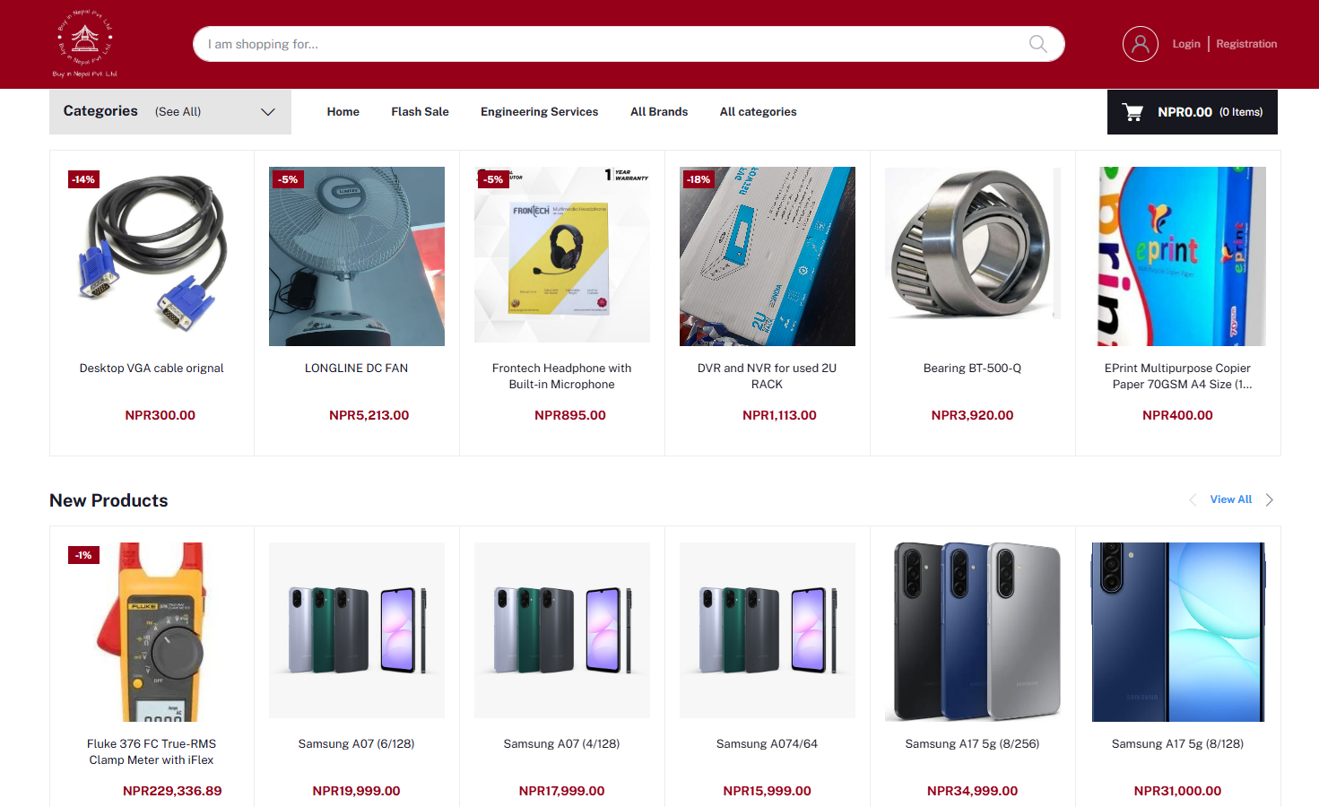 Bynepal Ecommerce Website & Apps
