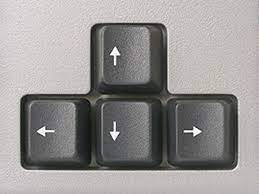 Arrow keys in computer keyboard