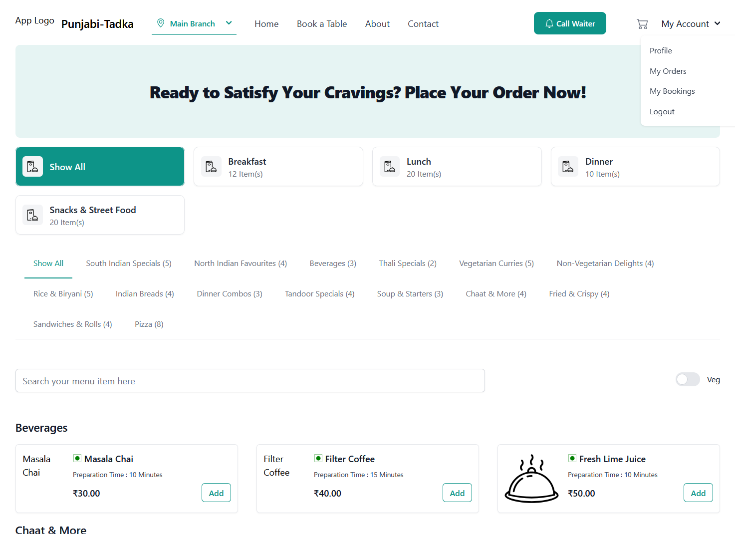 Restaurant QR Ordering & Table Management System
