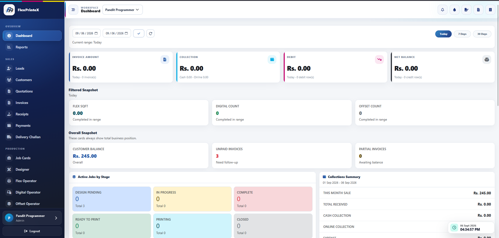 ERP Web Application