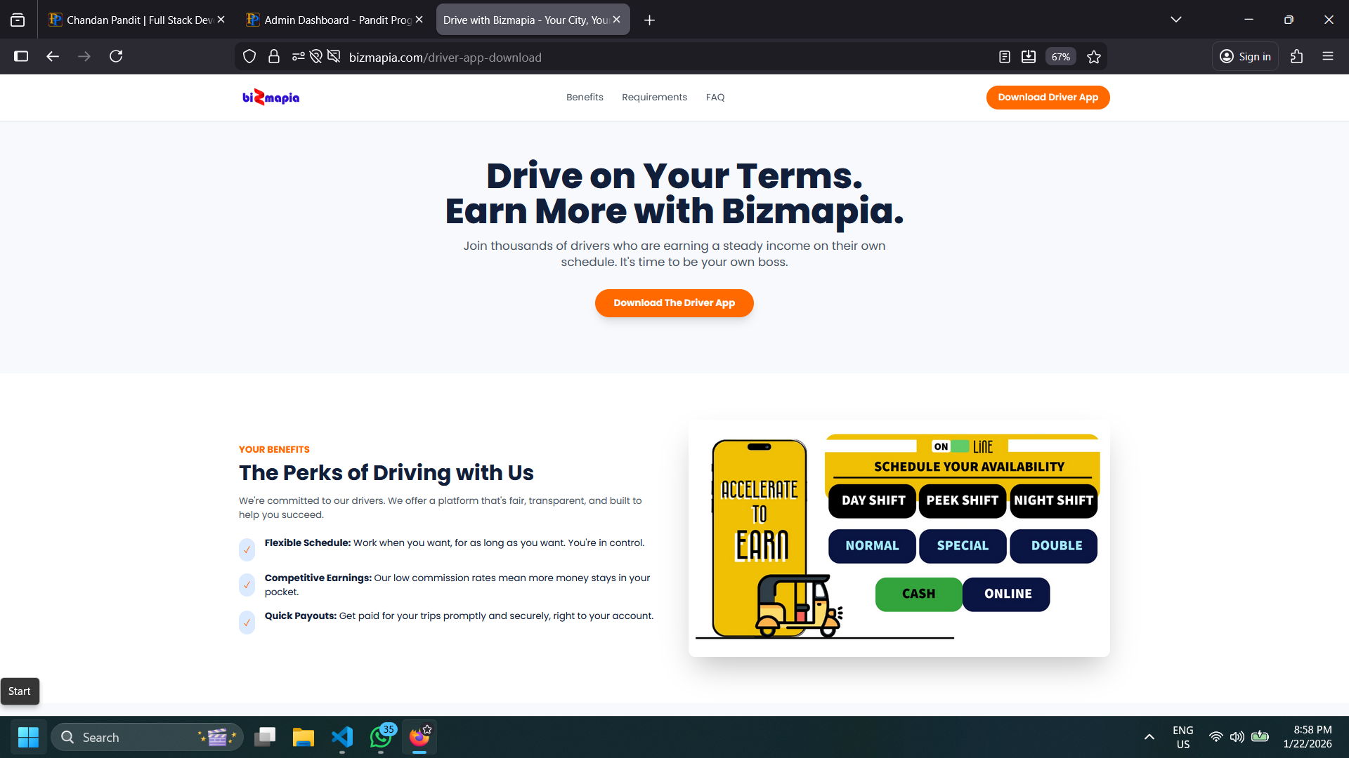 Website & Mobile Apps