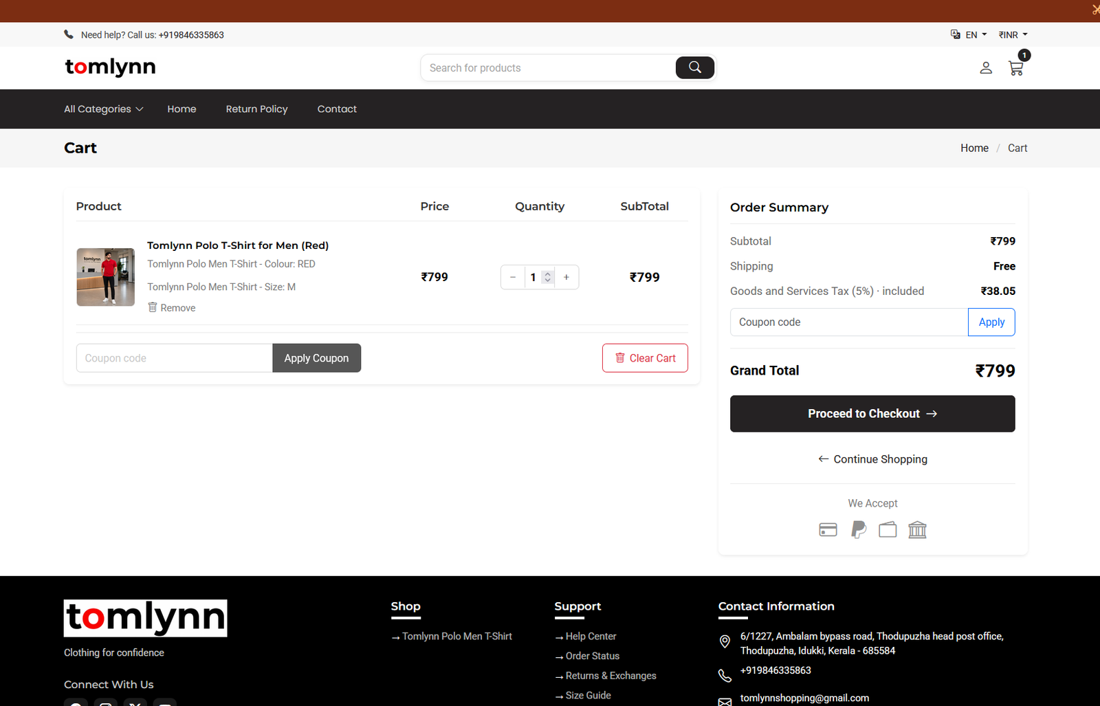 Ecommerce Website